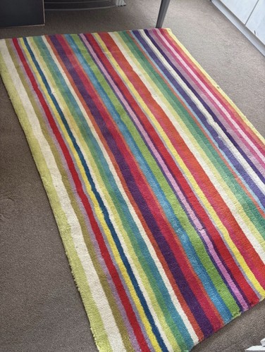 Ikea wool rainbow rug - wool,