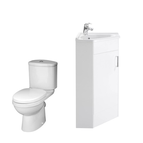 Bathroom corner vanity unit - bathroom,