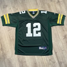 Reebok On Field Green Bay Packers NFL Jersey  - #12 Rodgers- Size 50 - Stitched