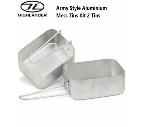 Highlander 2pc mess - tins, army