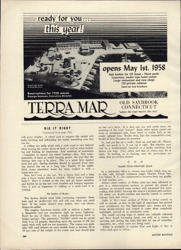 1958 paper terra mar marina - 1958,