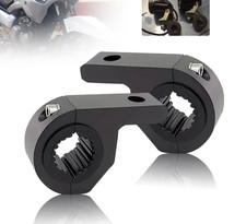 2x Motorcycle Headlight Mount Bracket Tube Spotlight Holder Clamp 22-33mm