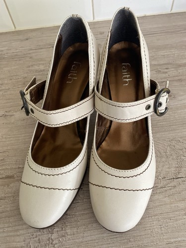 Faith cream mary jane - cream,