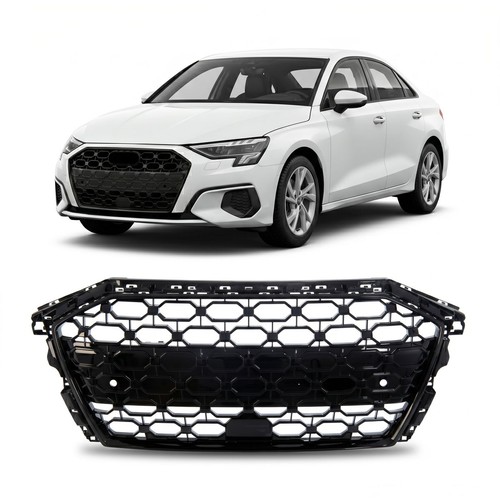 Front grille gloss - front, black