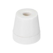6.0mm Dia Ceramic Tapered Insulators Beads Alumina Porcelain Stepped Insulator