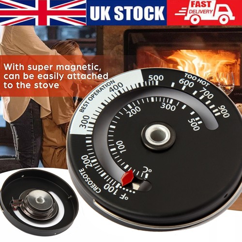 Magnetic stove thermometer - magnetic,