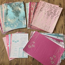 Kanban Colourful 13x Toppers /19x A4 Cardstock /Sentiment Sheets / 16x A4 Paper