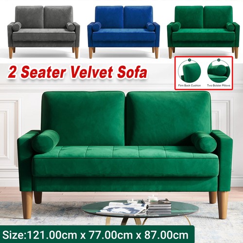 Seater velvet sofa - 2,