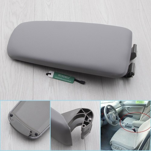 Gray leather armrest center - gray,