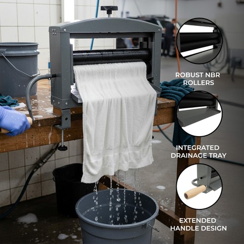Clothes wringer hand crank - hand,