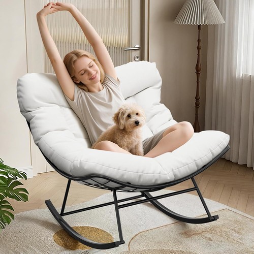 Oversized papasan rocking - papasan,