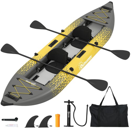 Outsunny inflatable kayak - outsunny, 2.5'