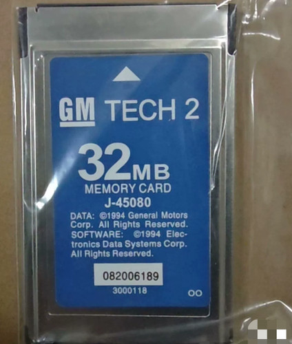 1pc used tech2 32mb pcmcia - 1pc, gm