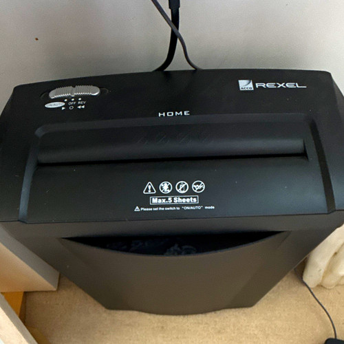 Rexel home paper shredder - home, shredder,