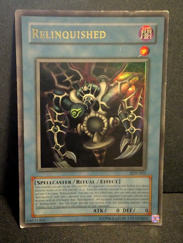 Relinquished sdp 001 yugioh - relinquished,