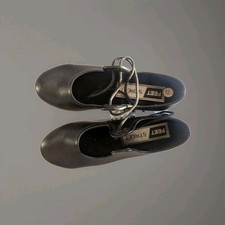 Black Tap Dance Shoes With Toe