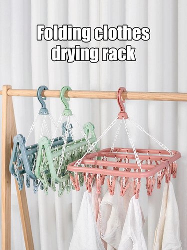Folding clothes dryer hanger - dryer,