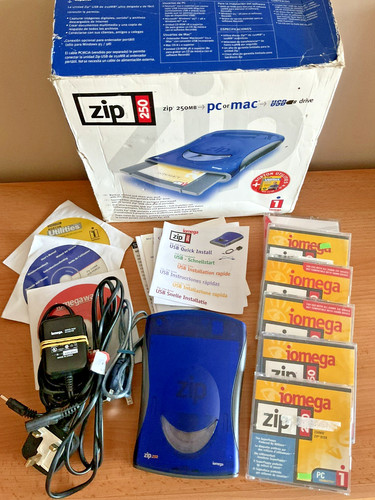Zip 250 iomega 250mb - usb,