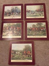 Retro vintage set of five cork