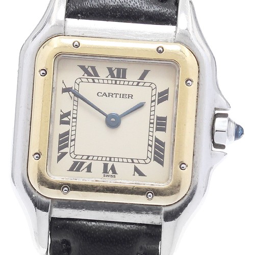 Cartier pantheresm beige dial - cartier,