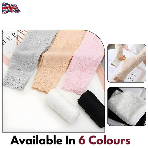 Women long lace gloves - women’s,