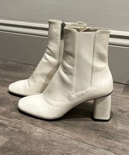 Zara Leather Boots Size 4
