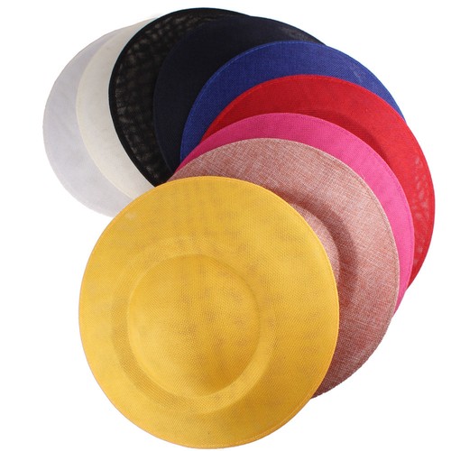 Round sinamay hat - hat, for
