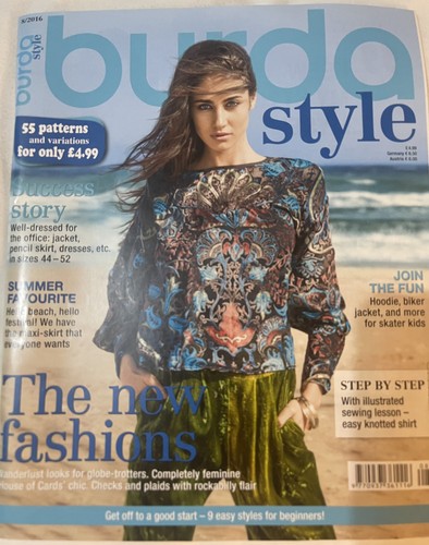 Burda style august 2016 - burda,