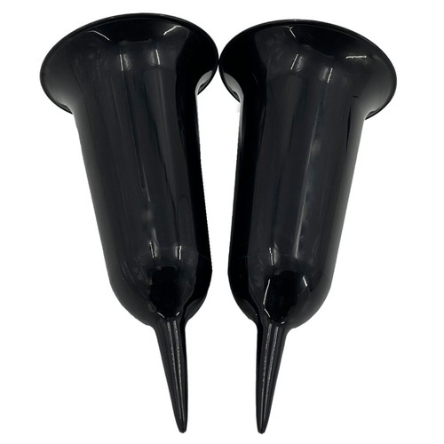 Set plain black - 2, fluted