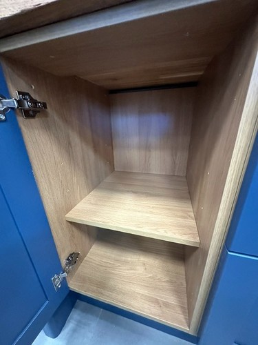 Oak kitchen base cabinet - kitchen,