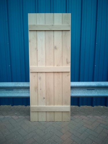 Solid oak ledge brace door - solid,