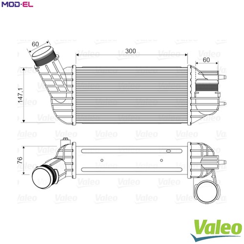Charge air cooler 818345 for - charge,