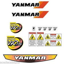 Yanmar VIO15 Decals Stickers