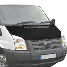 BONNET BRA COVER PROTECTOR GUARD BLACK FOR FORD TRANSIT MK7 2006 - 2014