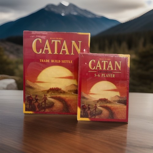 Catan trade build - build, desk