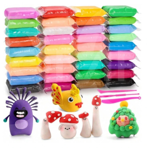 Air dry clay colors with - air,
