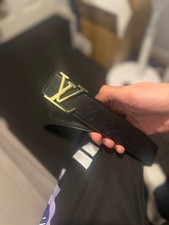 LV Black/Gold Men's Reversible