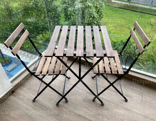 Garden bistro set rustic - set,