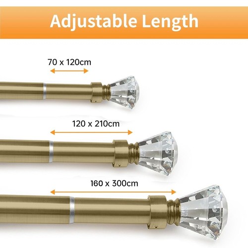 Metal curtain pole - curtain,