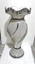 Mirrored Floor Vase Silver