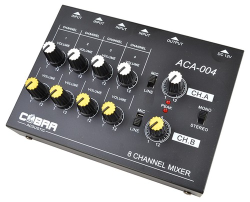 Channel line and - and, microphone