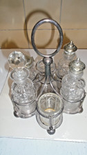 ANTIQUE SILVER PLATED 6 PIECE
