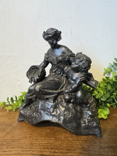 Spelter copy bronze statue - spelter, of
