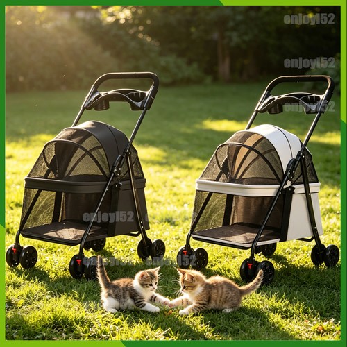 Wheels portable pet stroller - portable,