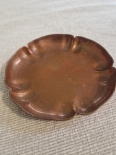 Old Vintage JS&S Sankey Copper pin dish / Ash Tray J.S.&S