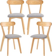 Wood Dining Chairs Set of 4