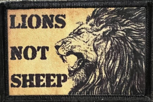 Lions not sheep morale patch - lions,
