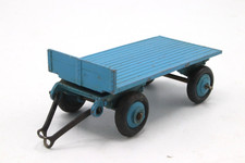 Vintage Dinky Toys 25G Trailer In Blue Original Loose Diecast Model Vehicle