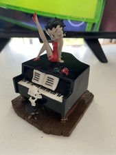 2005 Westland Giftware Betty Boop Playing Piano Rotate Music Box. Tested Working