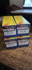 EL34 Valves Matched QUAD Mesa